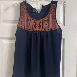 Women’s Navy Blue Tank Top